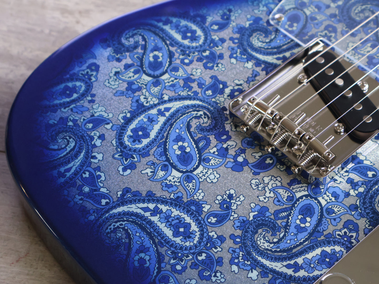 2026 Fender Japan Limited Edition Flagship Telecaster (Indigo Paisley)