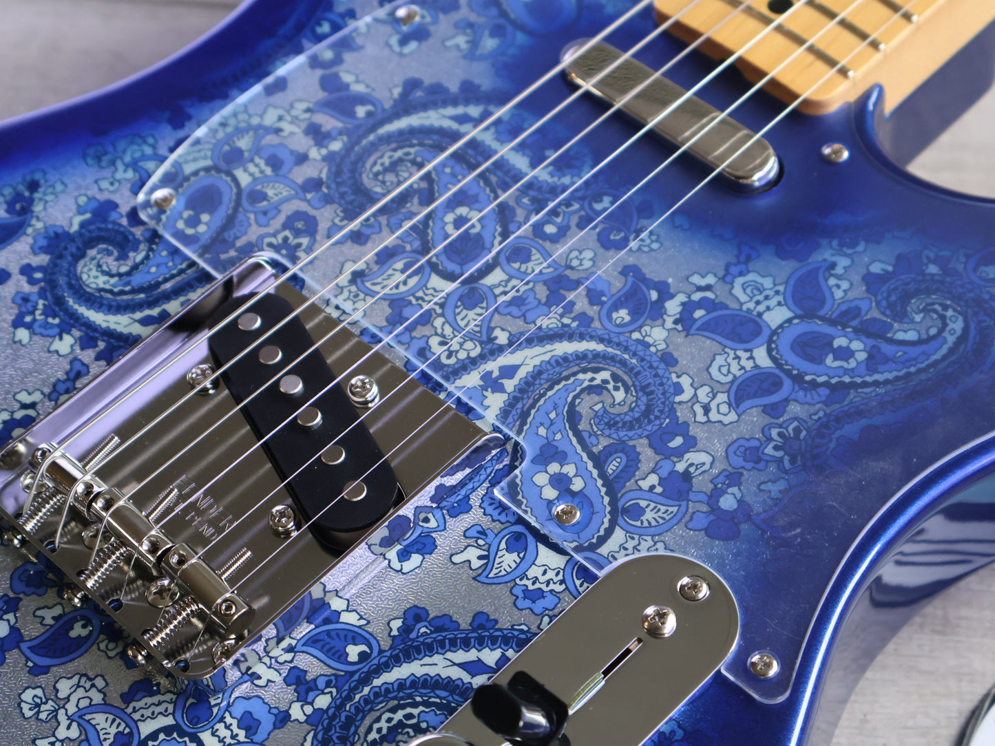2026 Fender Japan Limited Edition Flagship Telecaster (Indigo Paisley)