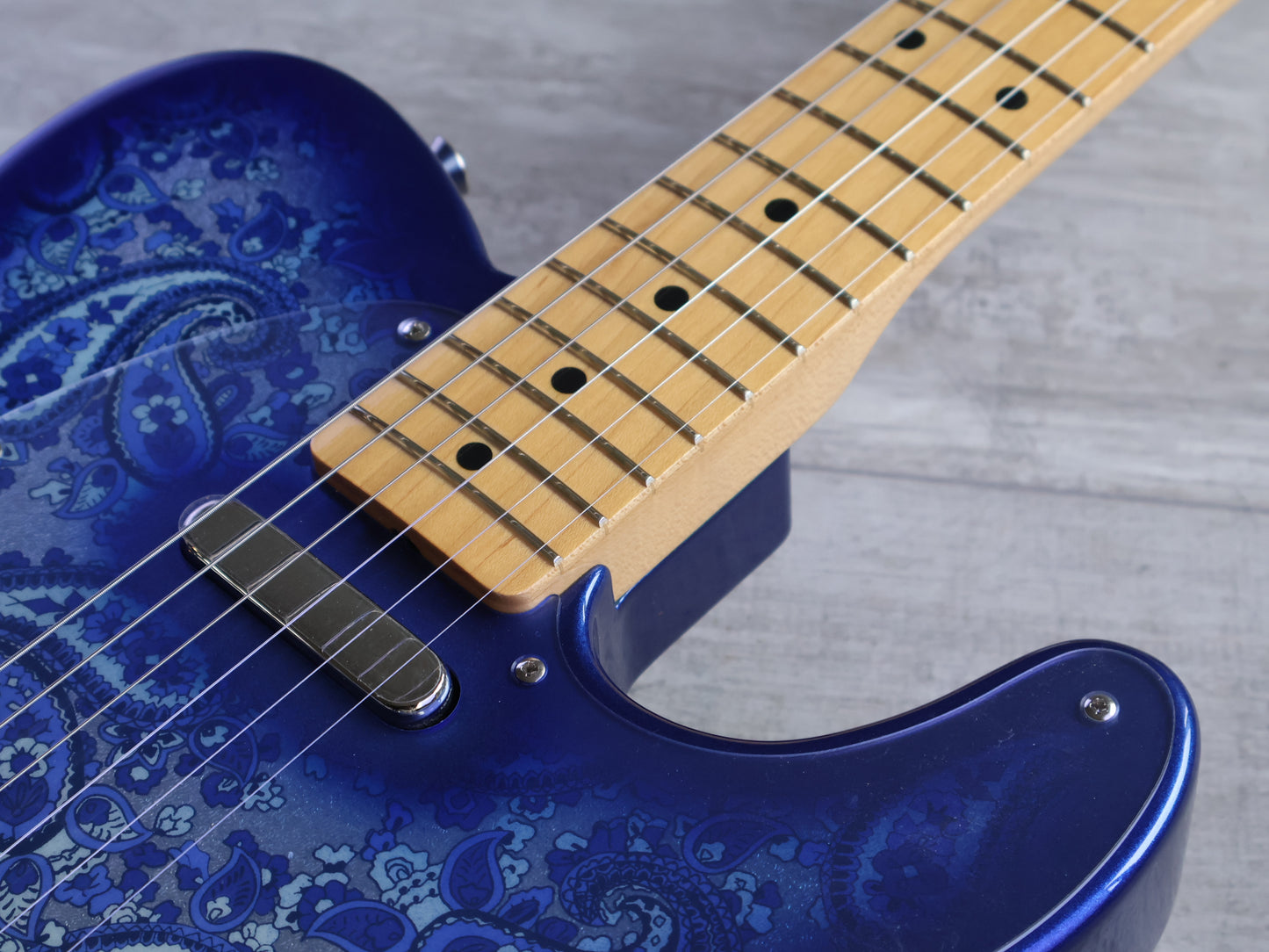 2026 Fender Japan Limited Edition Flagship Telecaster (Indigo Paisley)