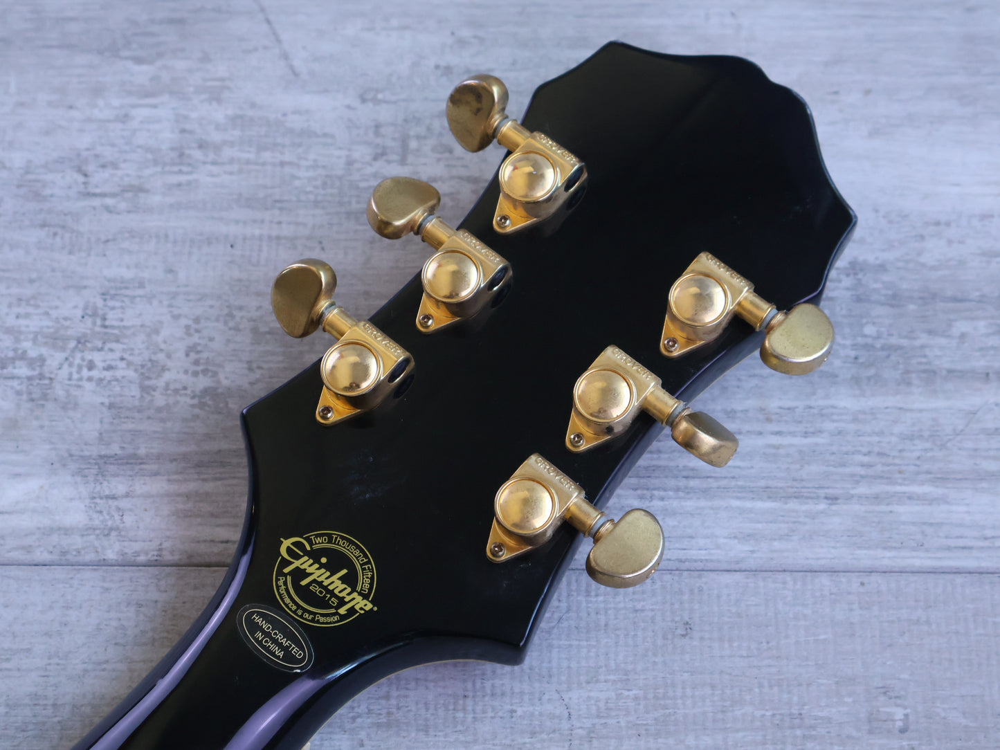 2015 Epiphone Sheraton II Pro Semi Hollowbody (Ebony)