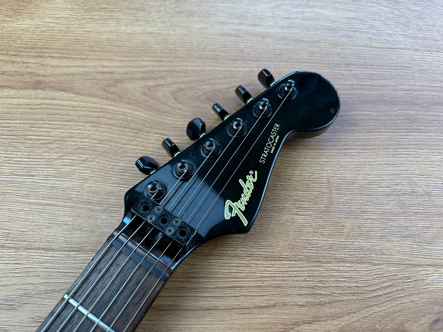 1985 Fender Japan ST-556 A Series Boxer/Contemporary Series Stratocaster (Black)