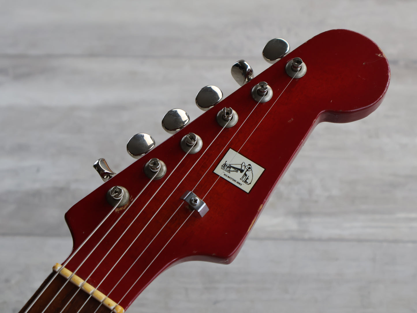 1960's Victor Japan SG-18 Bizarre Guitar (Red Burst)