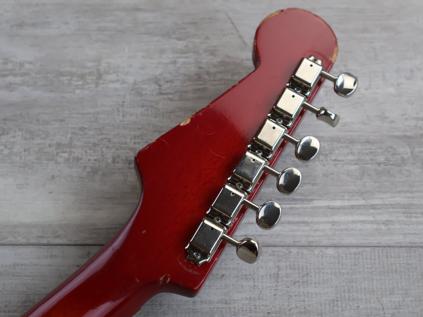 1960's Victor Japan SG-18 Bizarre Guitar (Red Burst)