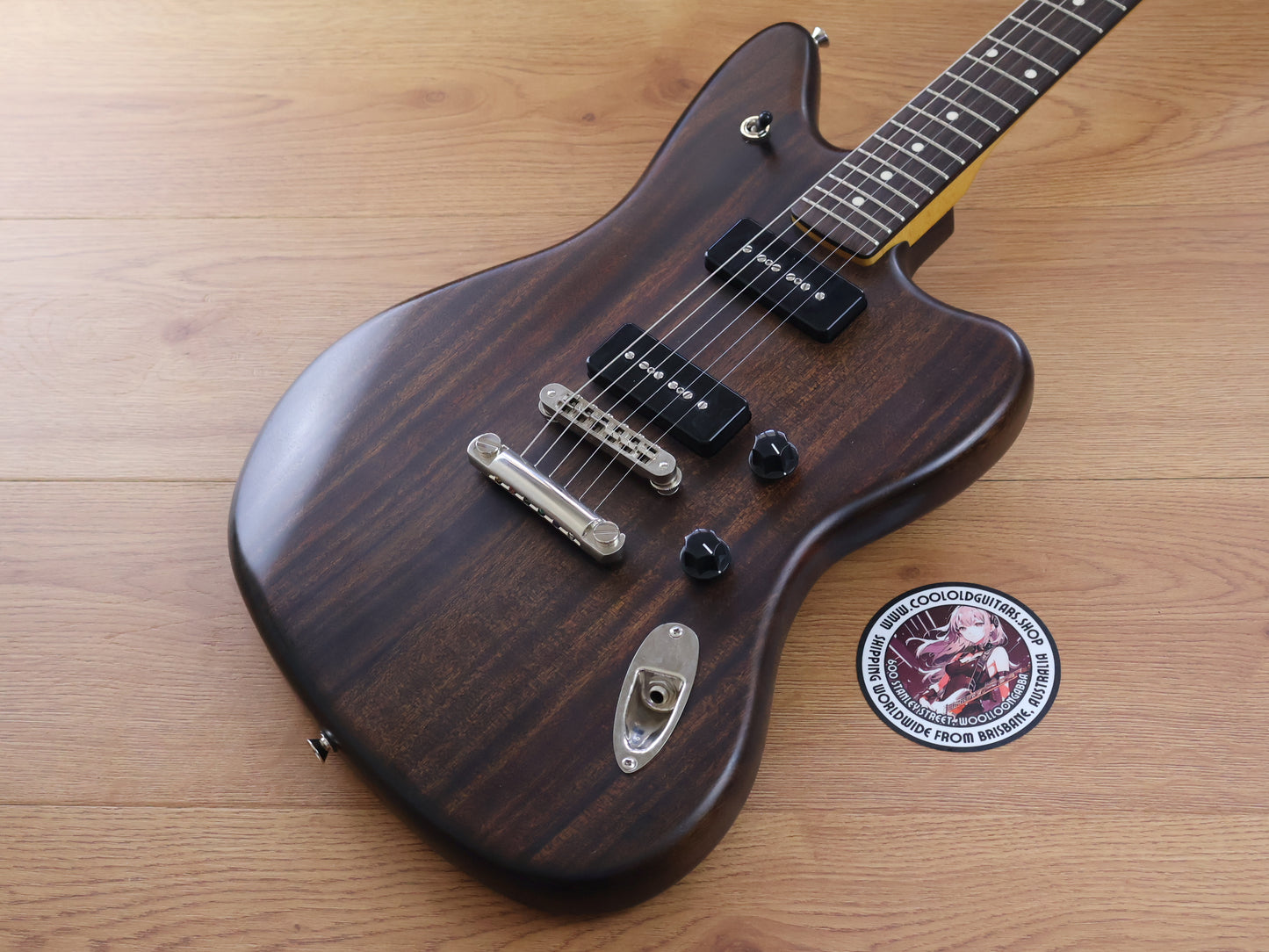 2011 Fender Modern Player Jaguar (Black Transparent)