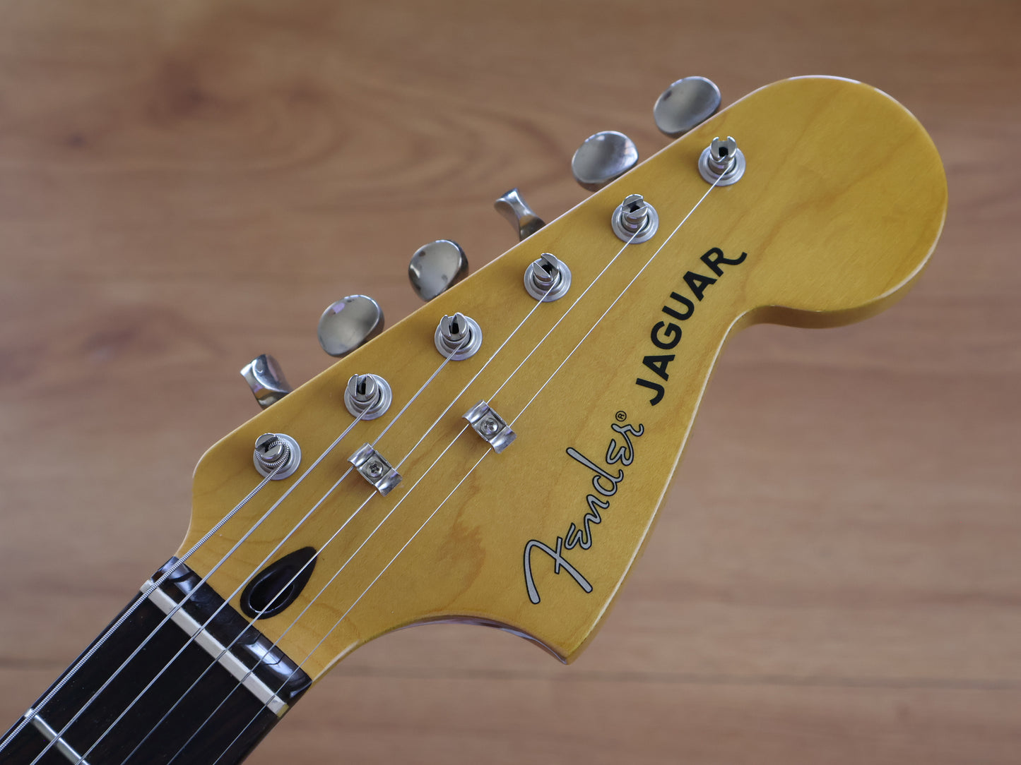 2011 Fender Modern Player Jaguar (Black Transparent)