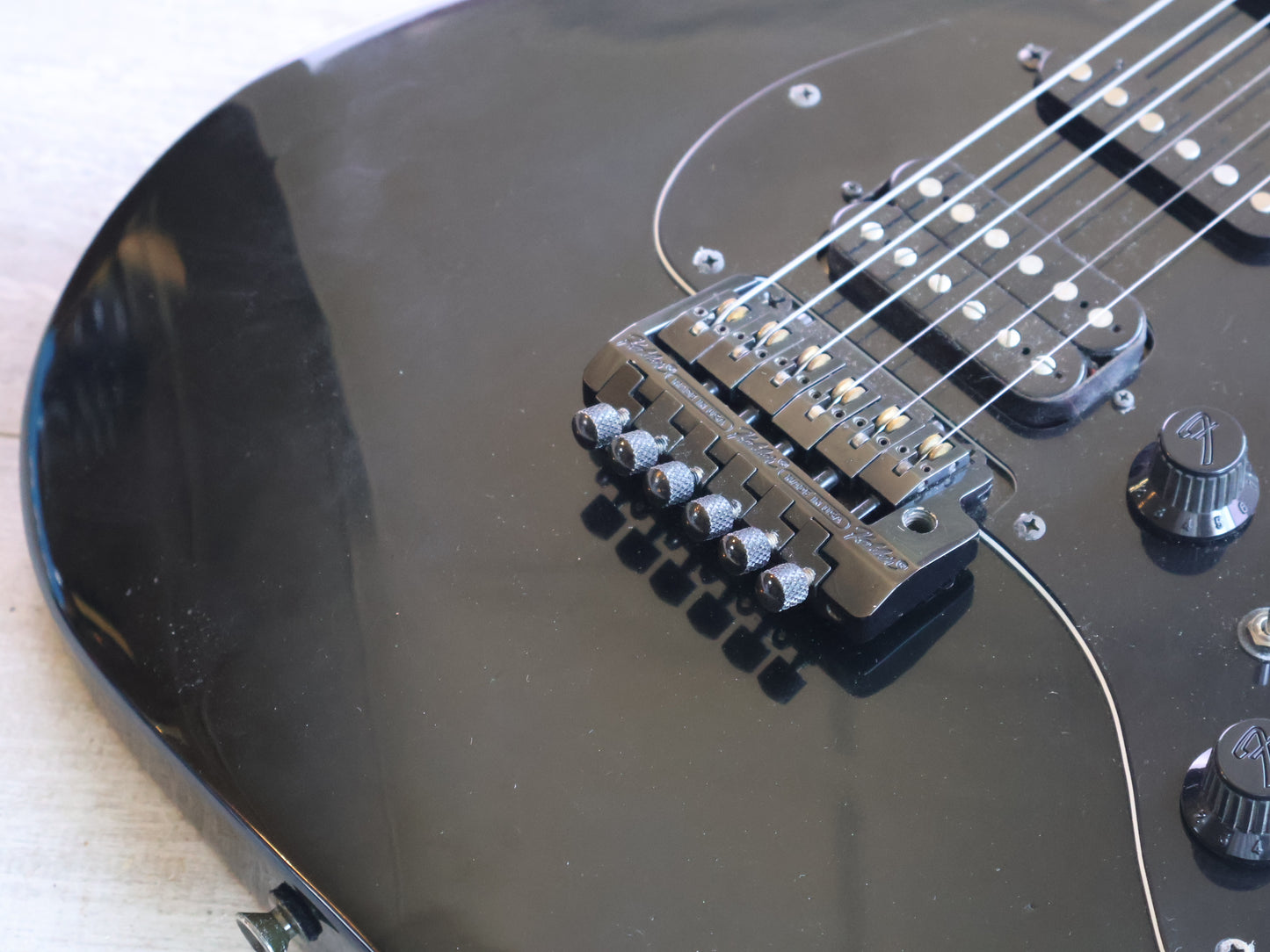 1987 Fender Japan SF-456 "E Series" Stratocaster w/Kahler (Black)