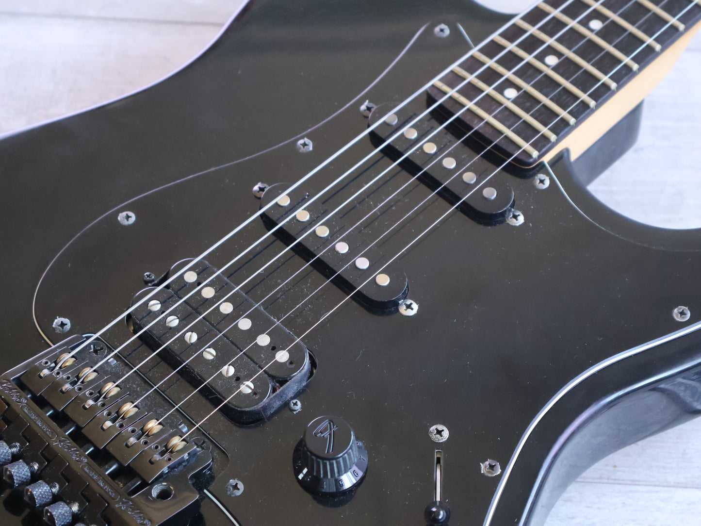 1987 Fender Japan SF-456 "E Series" Stratocaster w/Kahler (Black)