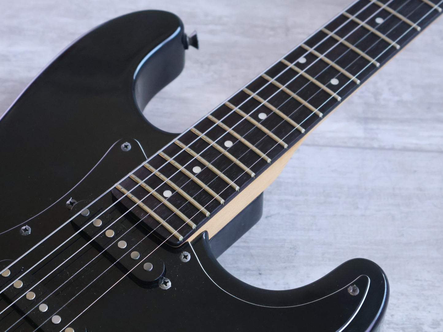 1987 Fender Japan SF-456 "E Series" Stratocaster w/Kahler (Black)
