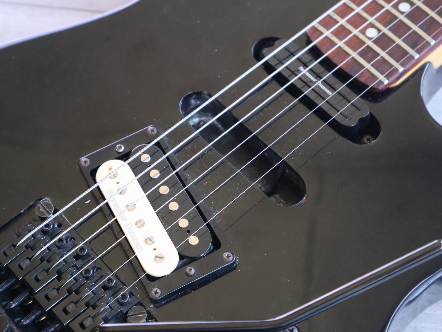 1980's Kramer 610 Superstrat w/Seymour Duncan's (Black)