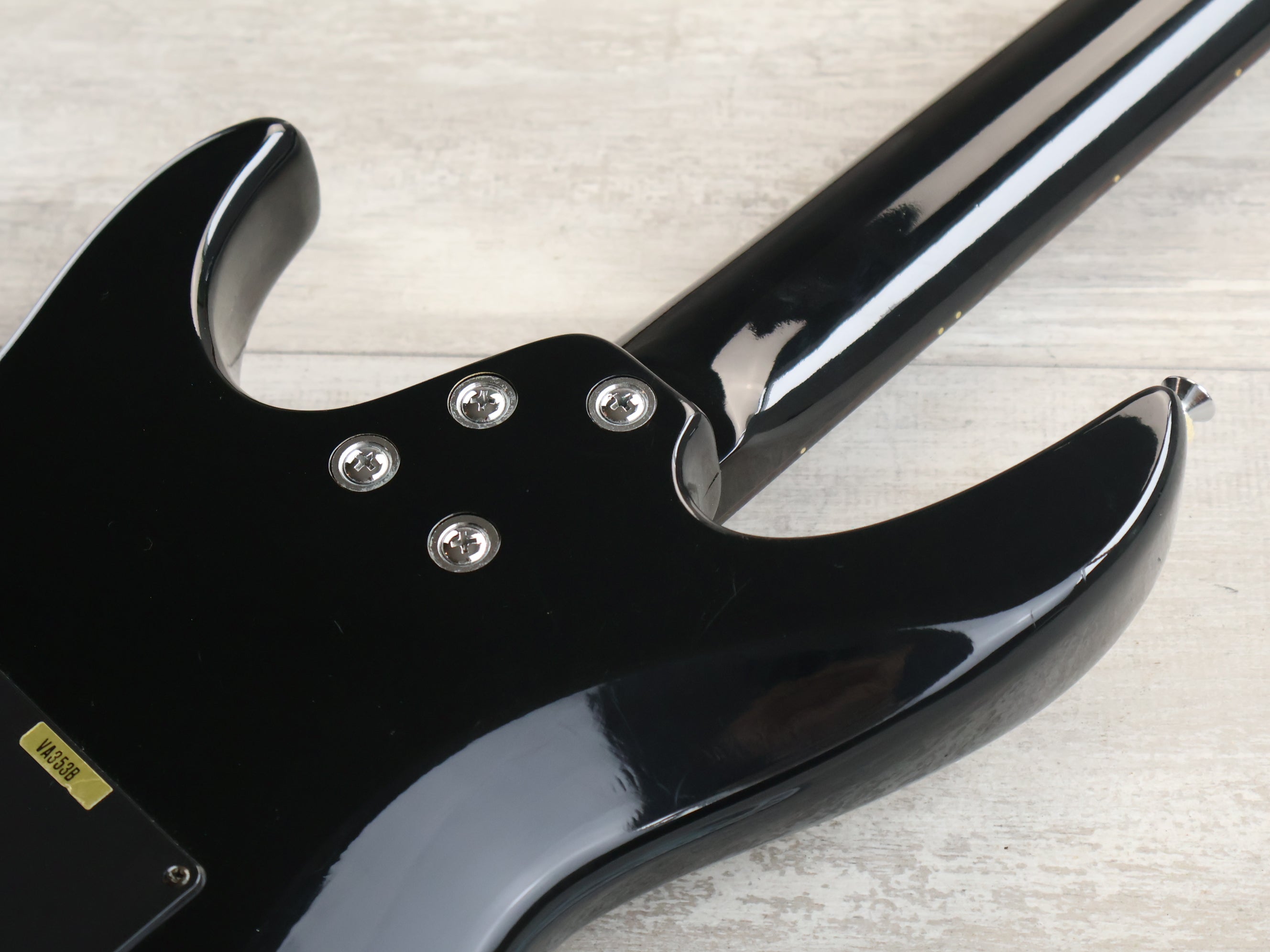 1990's Aria Pro II VA353B Superstrat (Black) – Cool Old Guitars