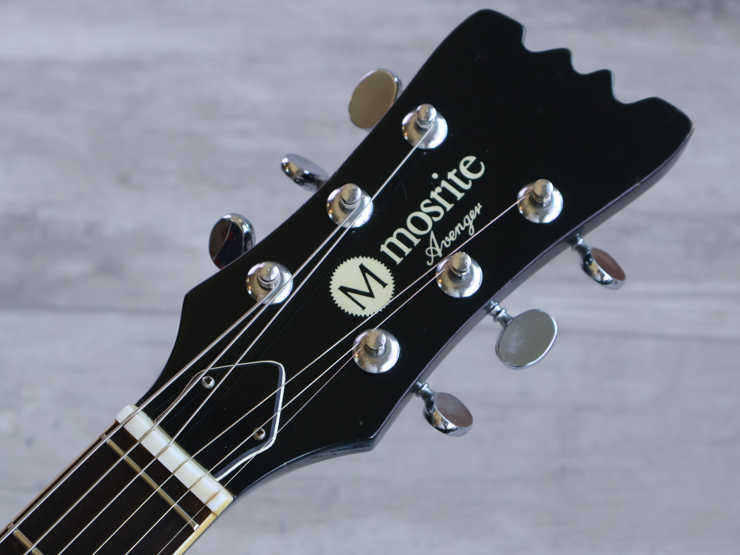 1970's Mosrite Japan Avenger w/Moseley Vibrato (Black)