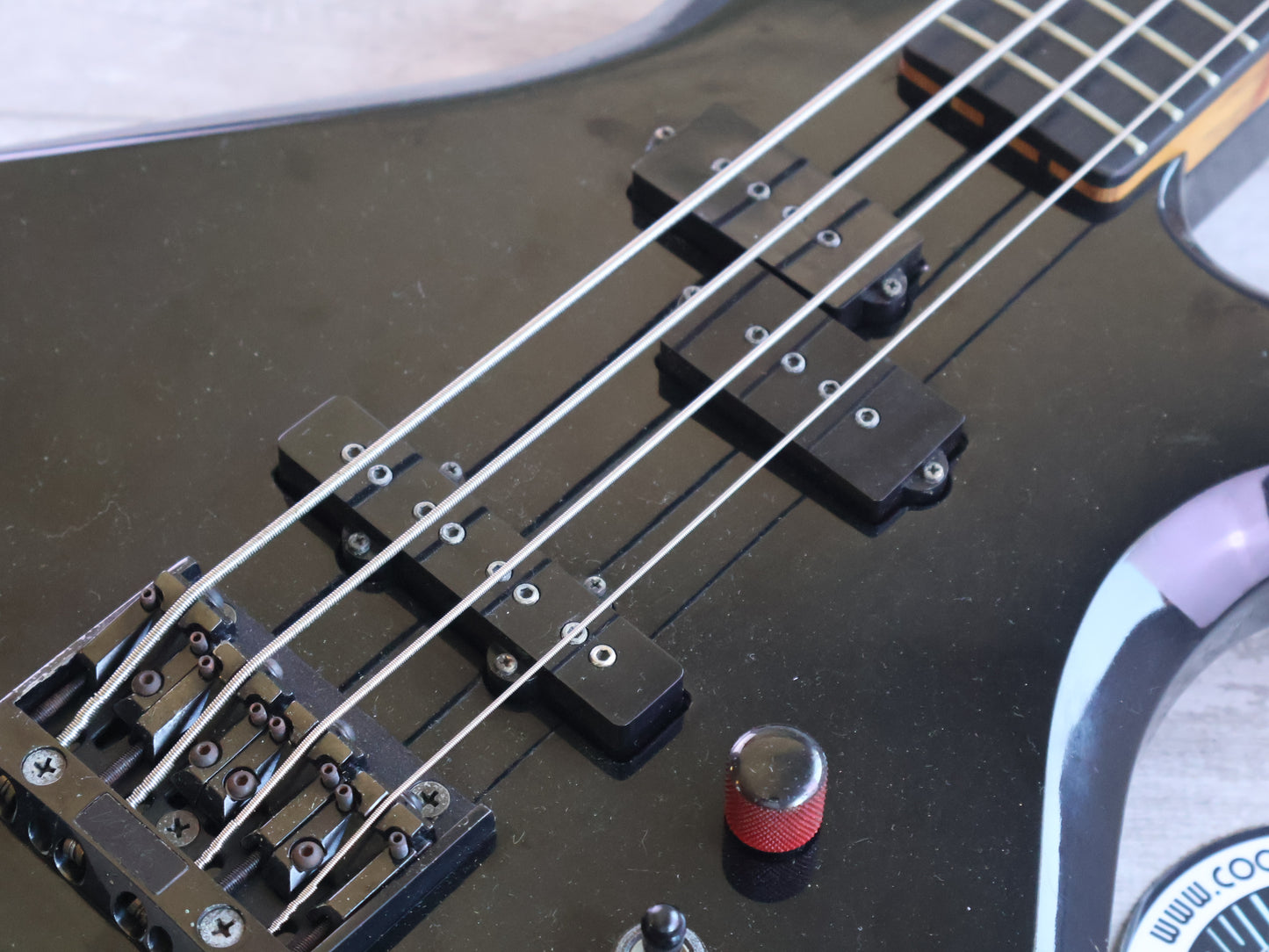 1988 BC Rich Japan "NJ Series' WB-2X Warlock Bass (Black)