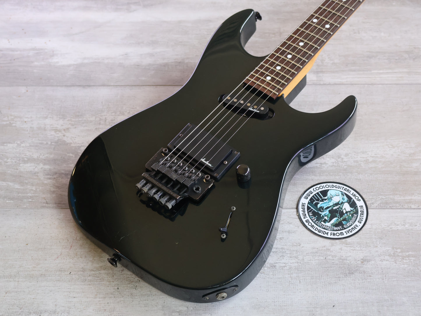 1980's Charvel Jackson Japanese Market Model 3DR Superstrat (Black)