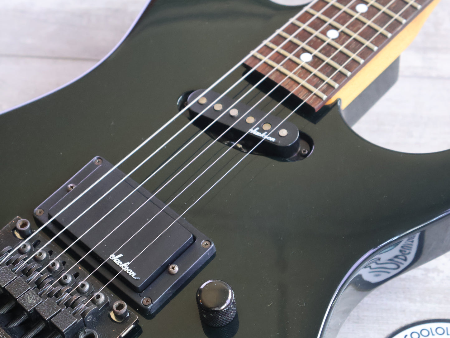 1980's Charvel Jackson Japanese Market Model 3DR Superstrat (Black)