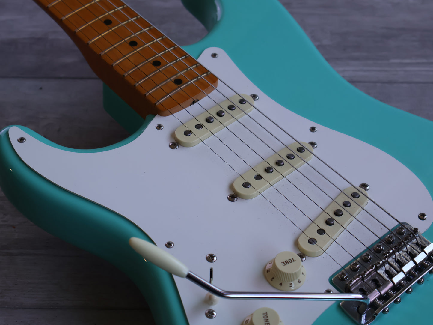 2022 American Vintage II 1957 LH Left Handed Stratocaster (Sea Foam Green)