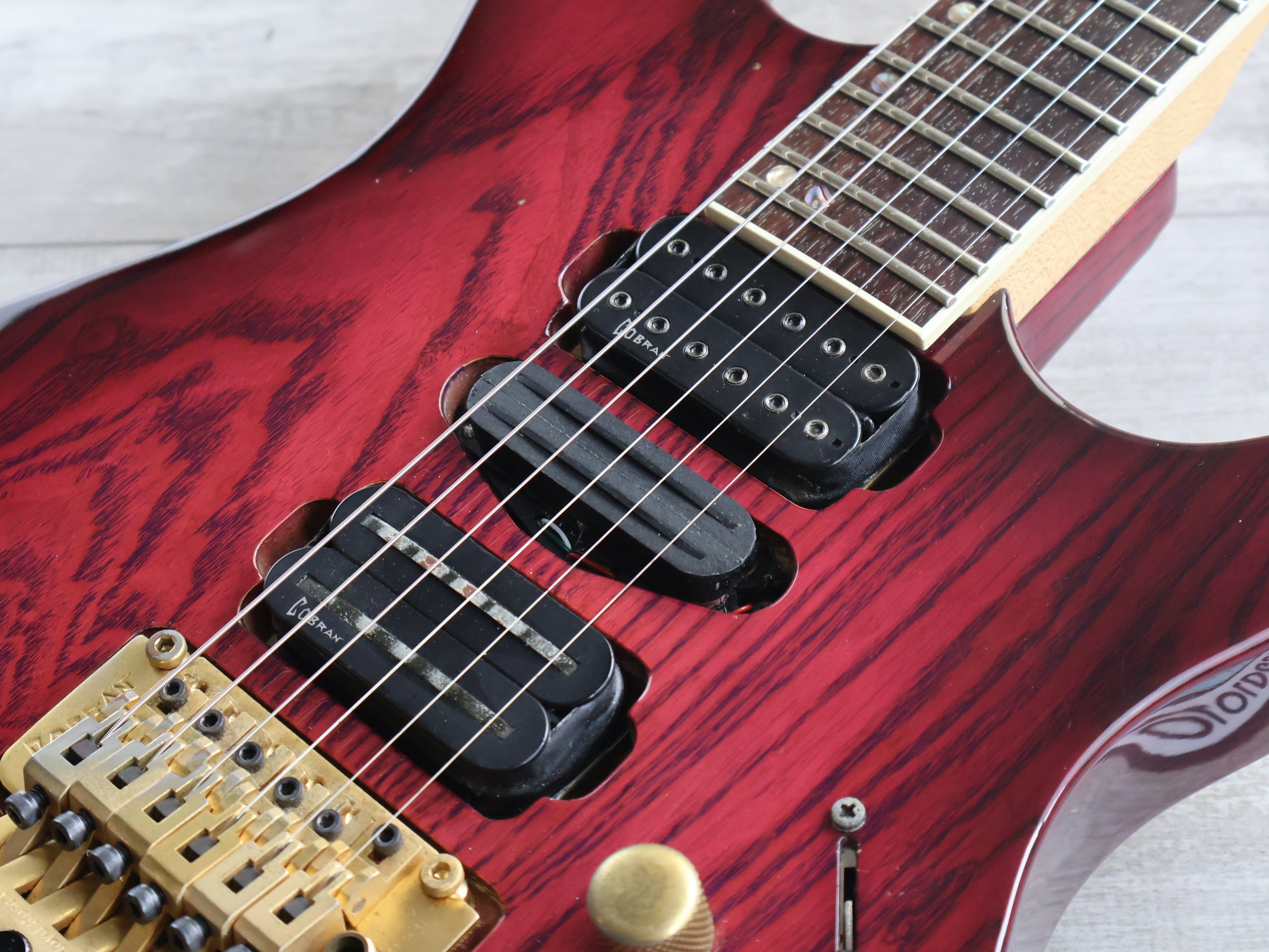 1990's Cobran Japan F-G4 HSH Superstrat (Royal Purple Sunburst