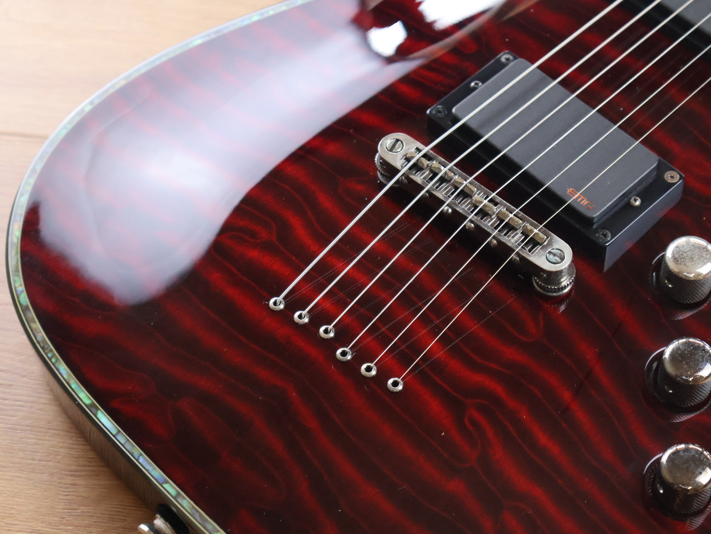 2010 Schecter Hellraiser C-1 w/EMG's (Black Cherry)