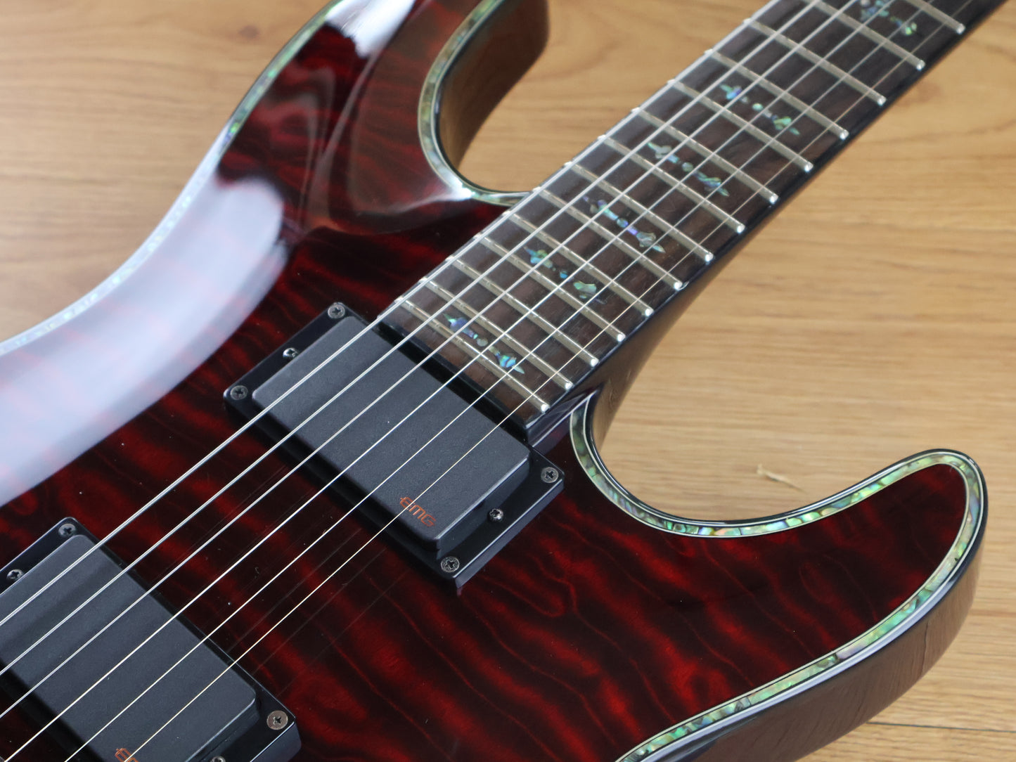 2010 Schecter Hellraiser C-1 w/EMG's (Black Cherry)