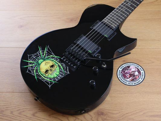 2012 LTD (by ESP Japan) Kirk Hammett KH3 Spider 30th Anniversary Signature Model (Black)
