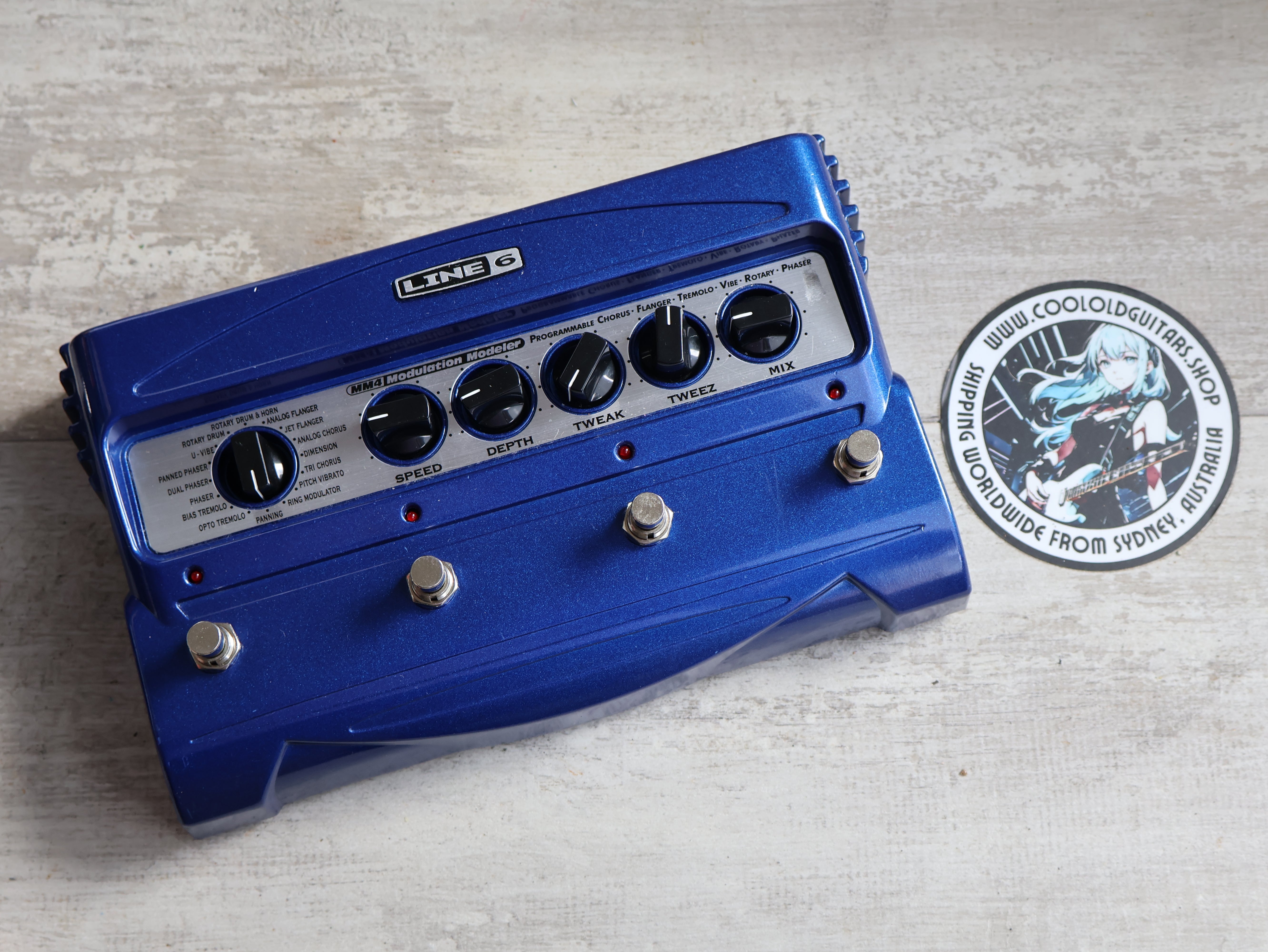 Line 6 Rackmount Modulation Line 6 MM4 Modulation Modeler Multi Effects – Cool Old Guitars