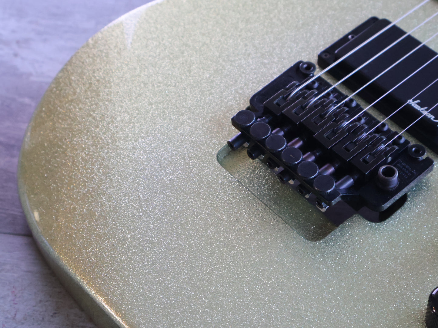 1991 Charvel Japan SL-140-HH Neckthrough Soloist (Platinum Pearl)