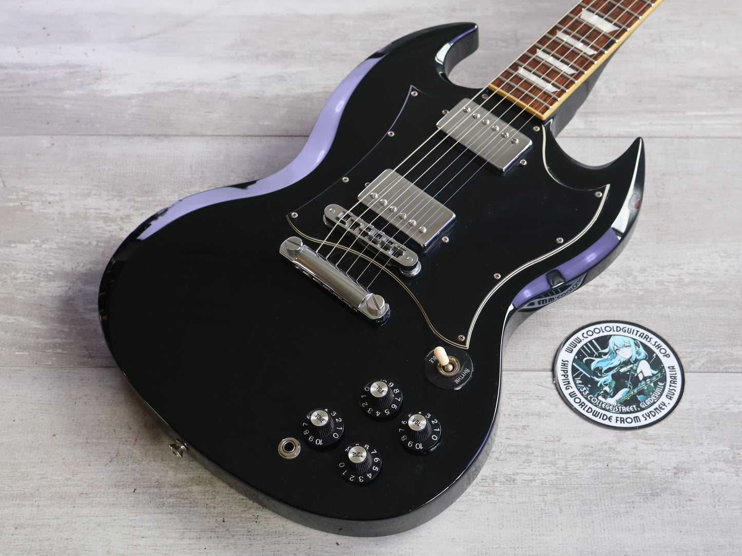 2008 Burny RSG-55 '63 Reissue SG (Black)