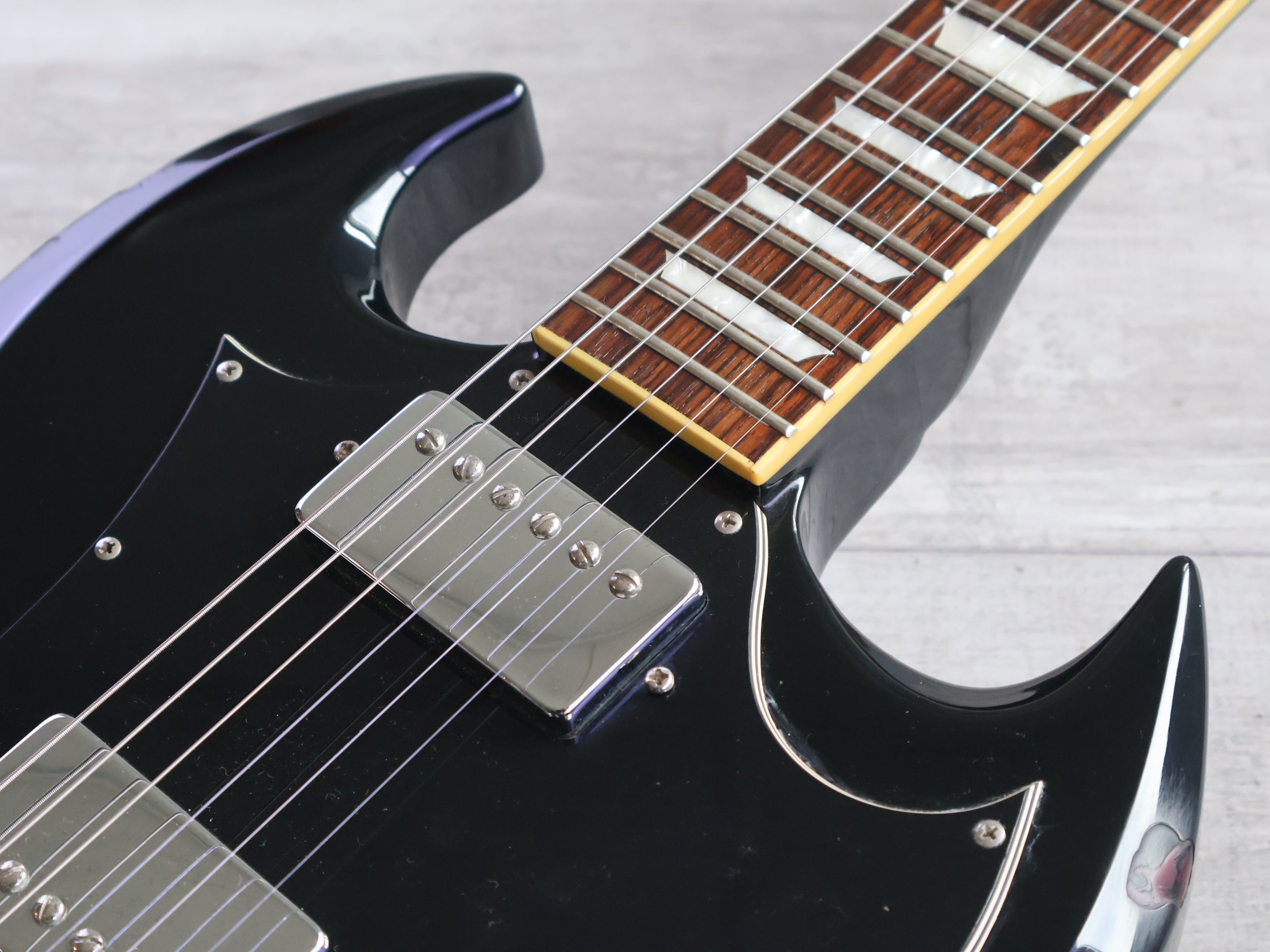 2008 Burny RSG-55 '63 Reissue SG (Black) – Cool Old Guitars