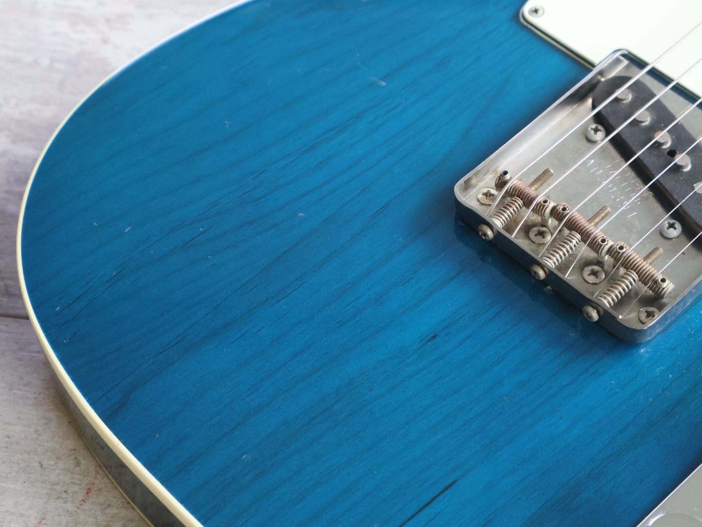 2002 Fender Japan TL62B-75 Double Bound '62 Reissue Telecaster (Transparent Blue)