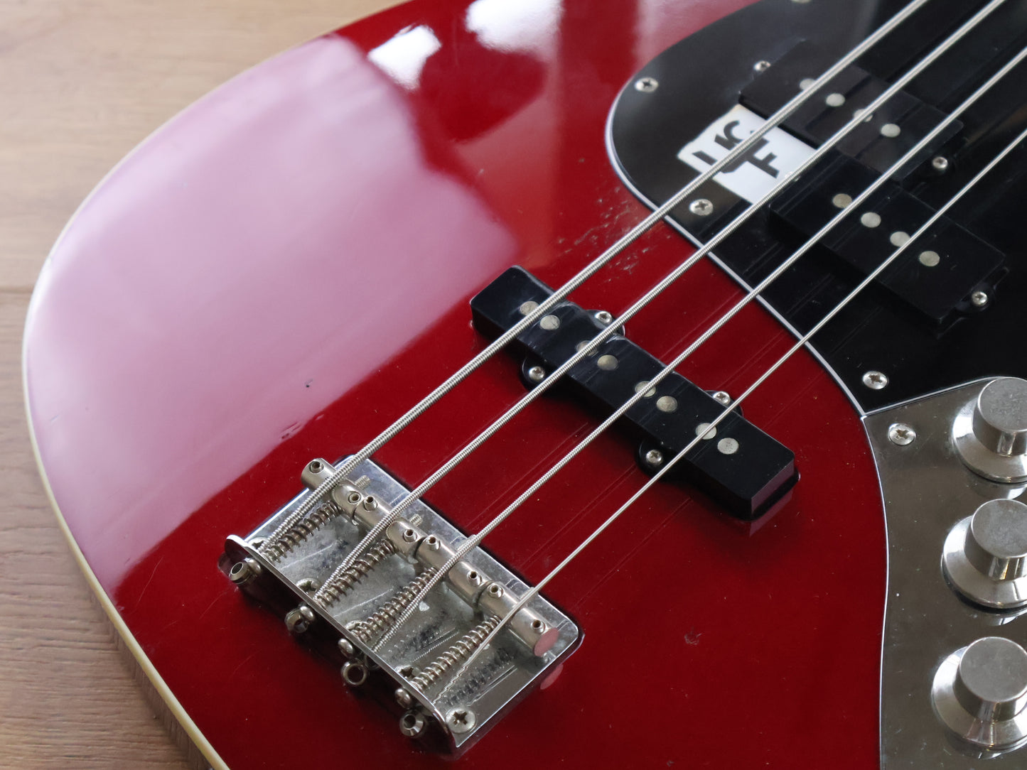 2014 Fender Japan Aerodyne Bass (Old Candy Apple Red)