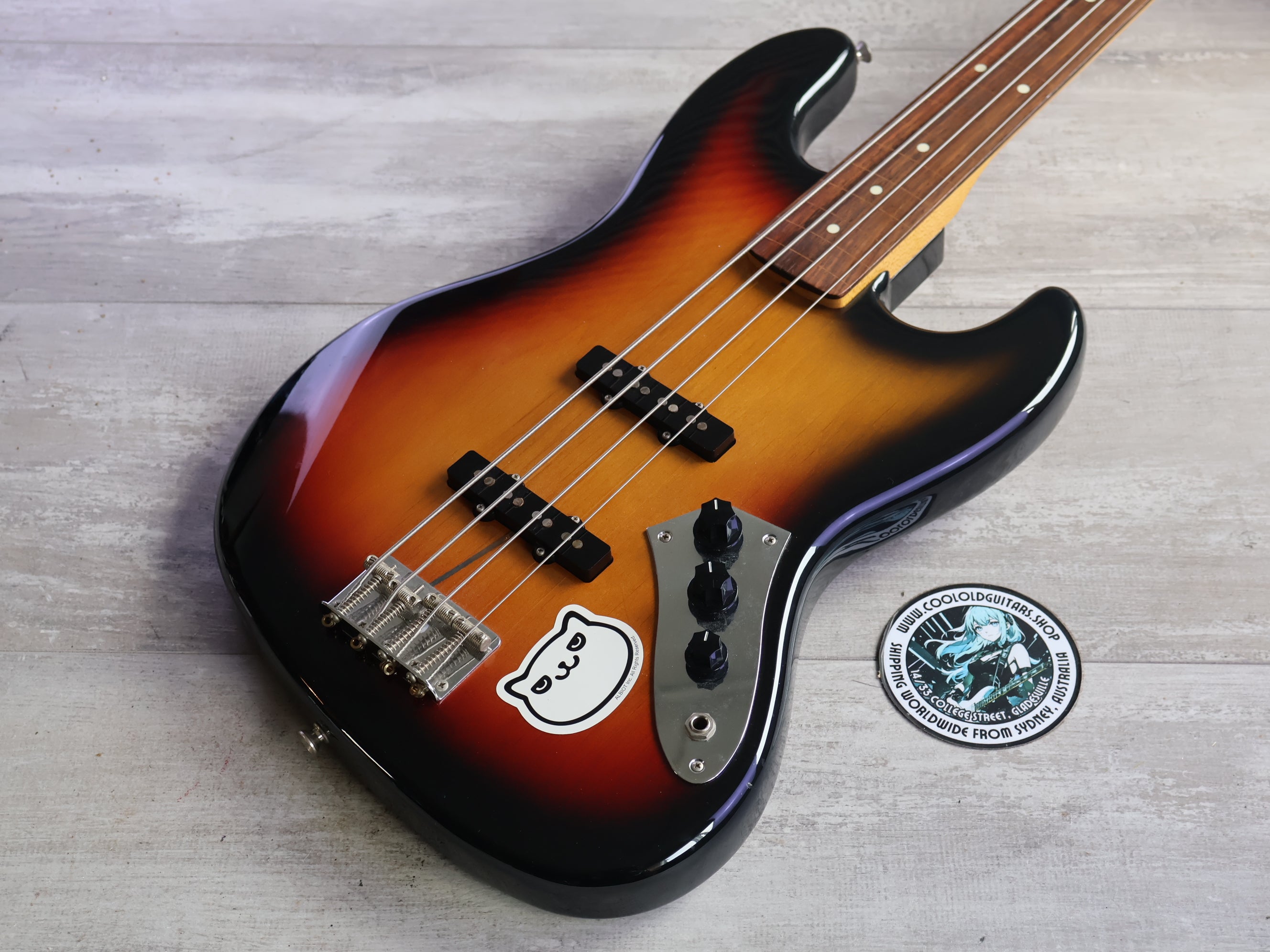 1993 Fender Japan JB62-FL '62 Reissue Jaco Fretless Jazz Bass