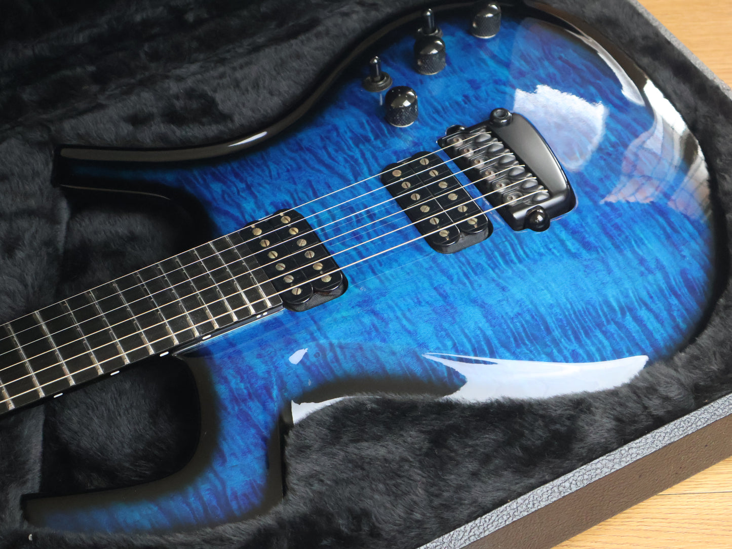 2015 Parker Fly Mojo Flame (Transparent Blue Burst)