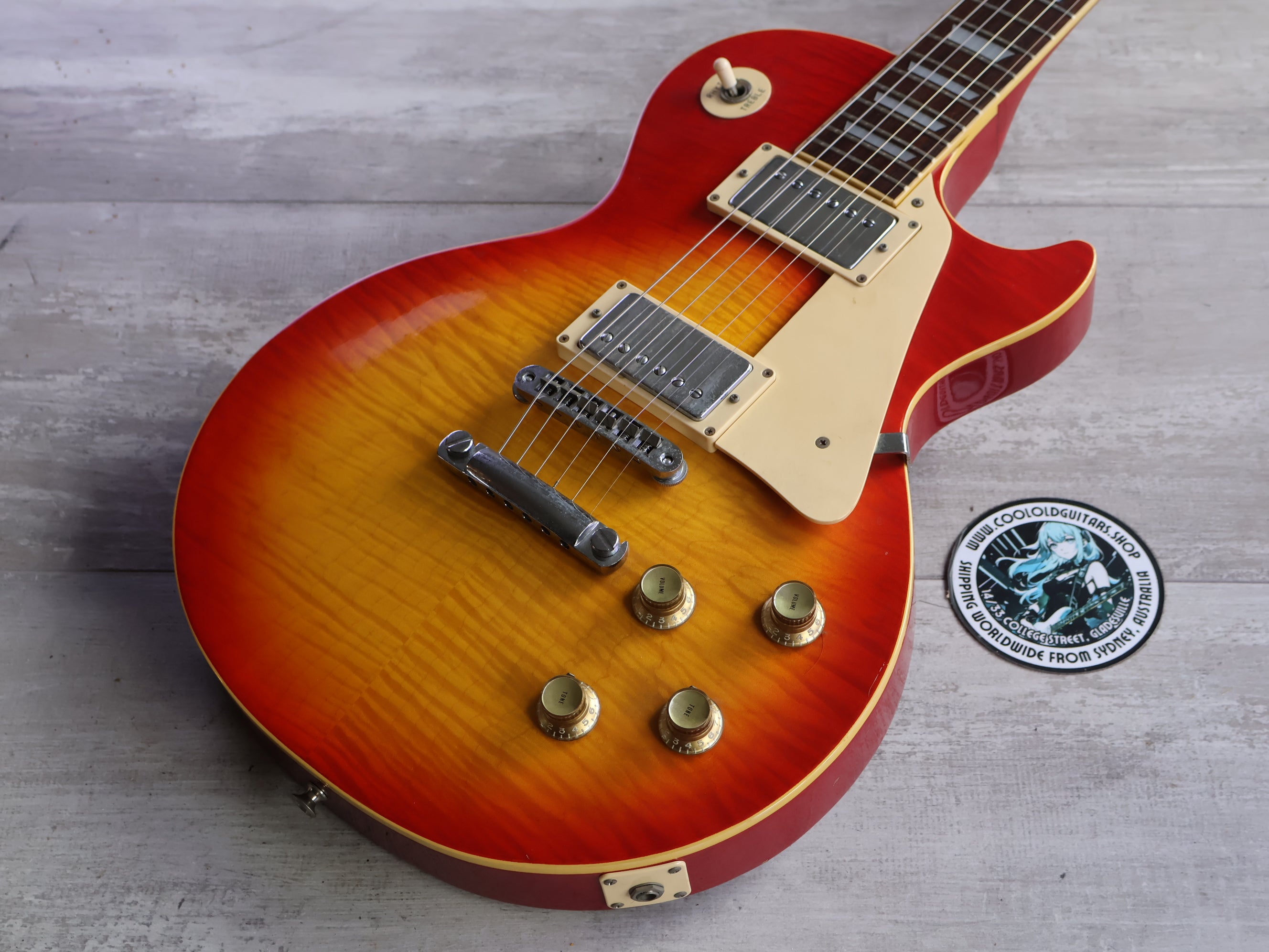 1978 Greco Japan EG-500 Les Paul Standard (Cherry Sunburst) – Cool
