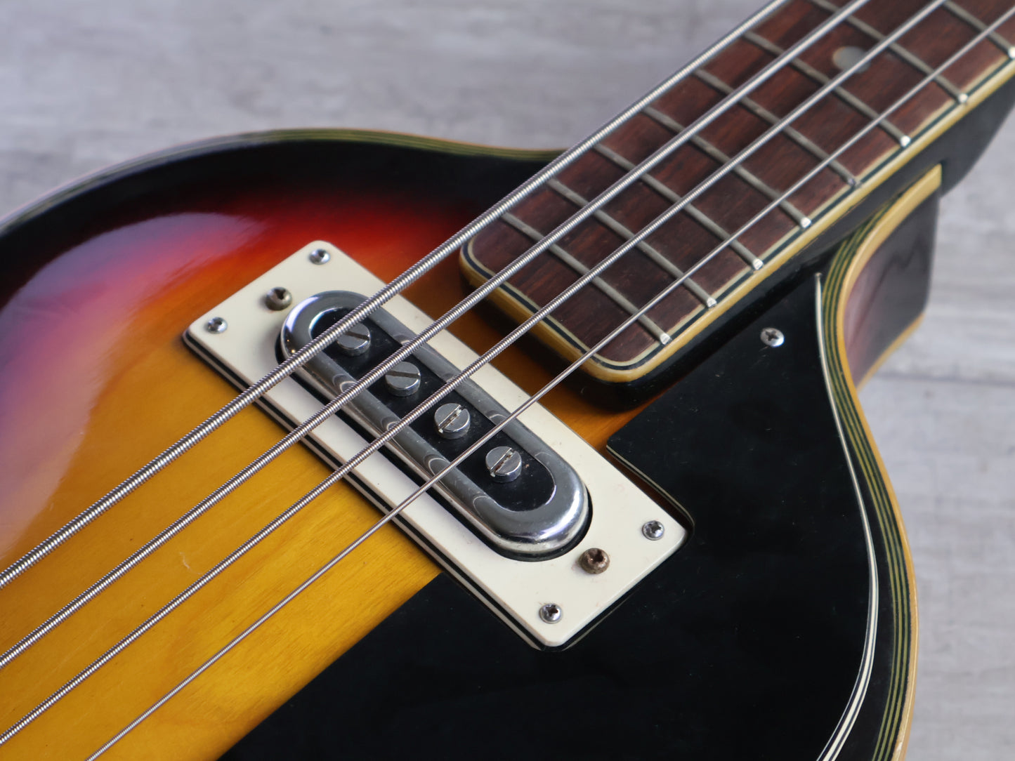 1960's Matsumoku Japan VB Series Violin Bass (Sunburst)