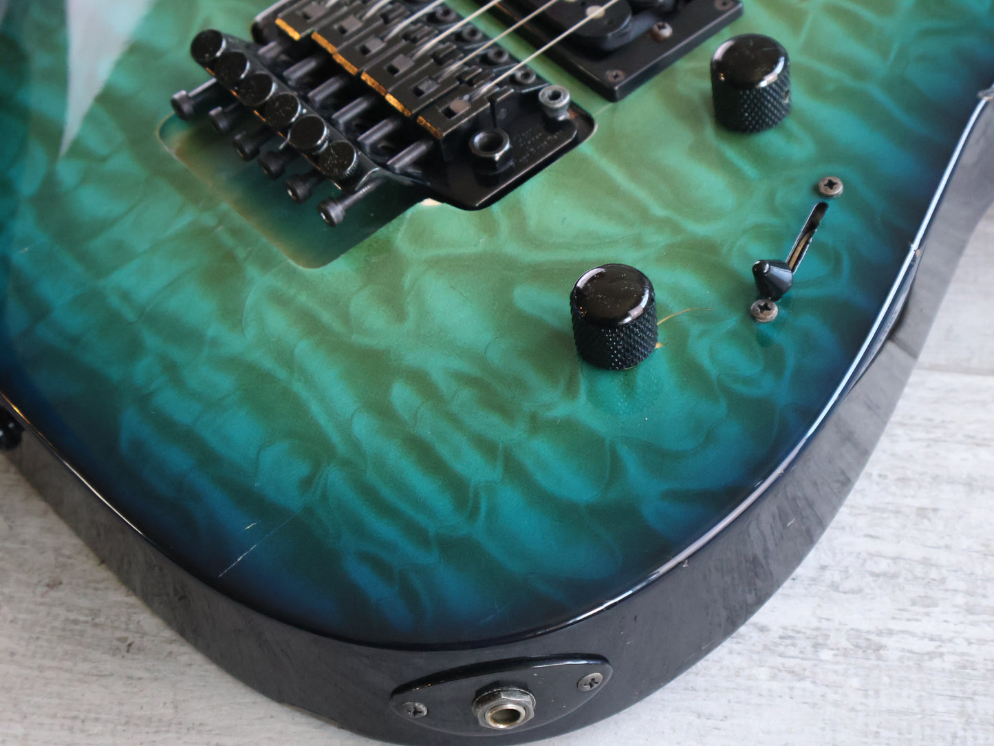 1996 Jackson Japan Professional Series DX2 Dinky (Turquoise Quilt)