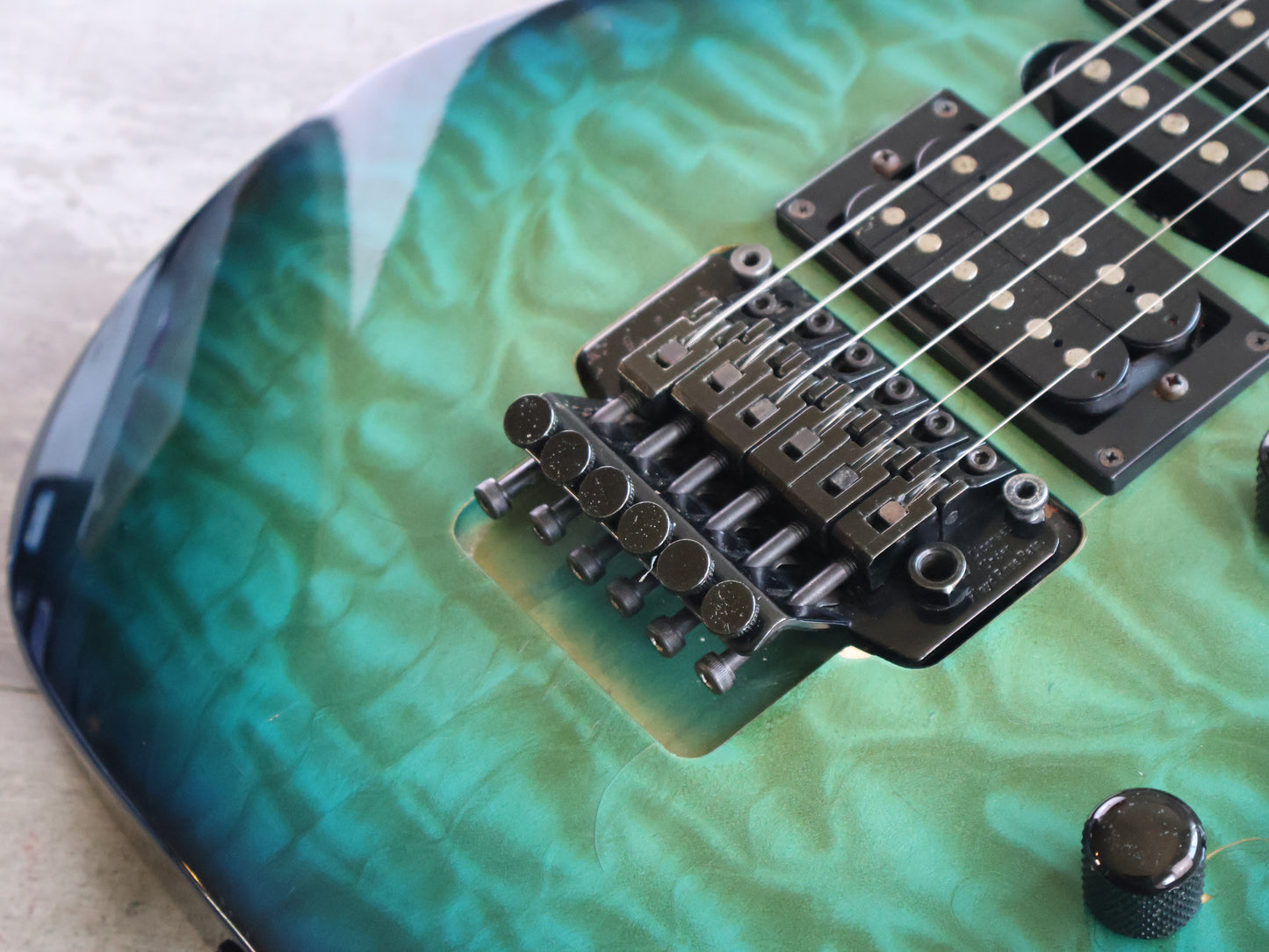 1996 Jackson Japan Professional Series DX2 Dinky (Turquoise Quilt)