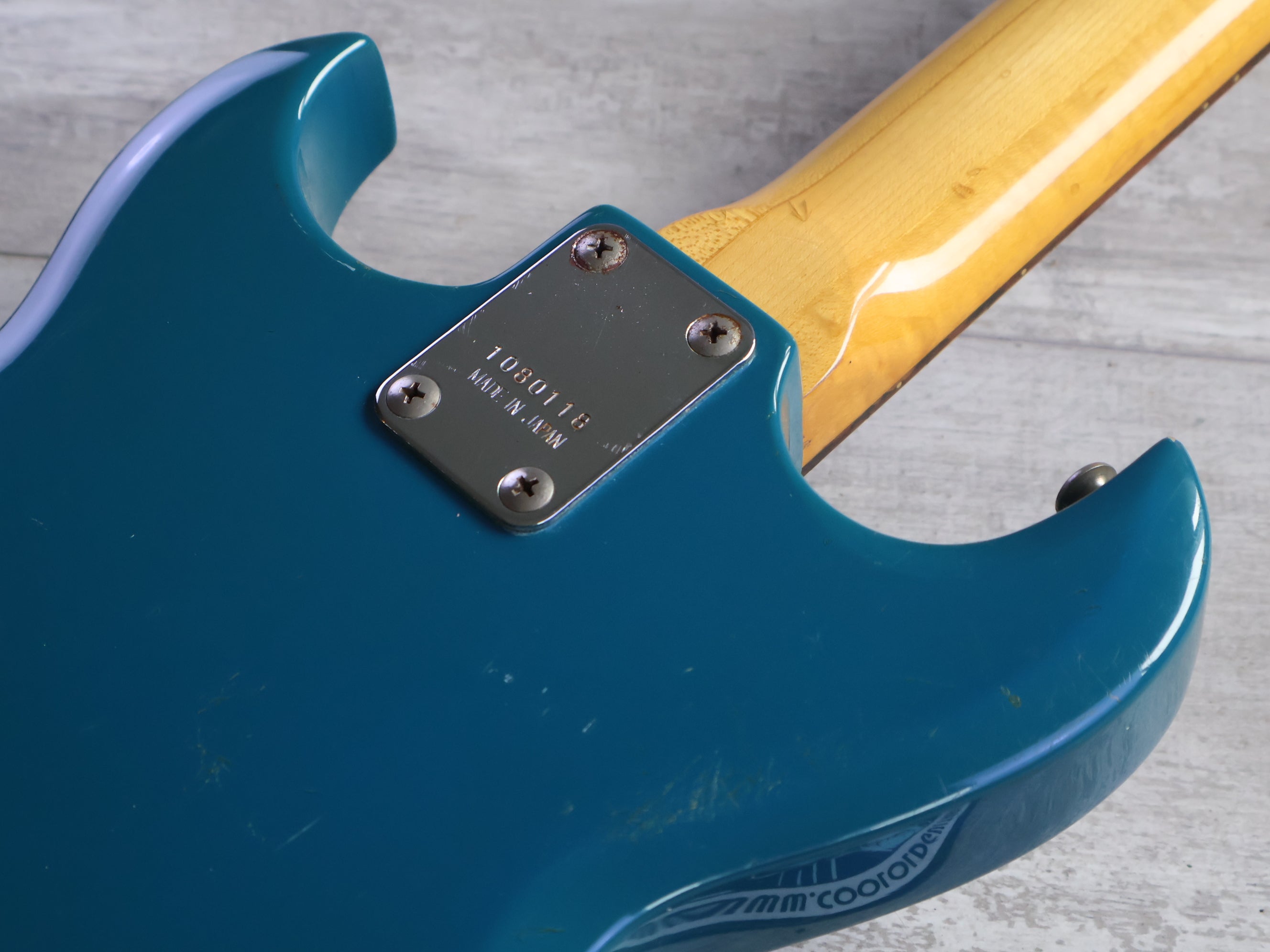 1981 Aria Pro II Japan CSB-380 Cardinal Medium Scale Bass (Blue