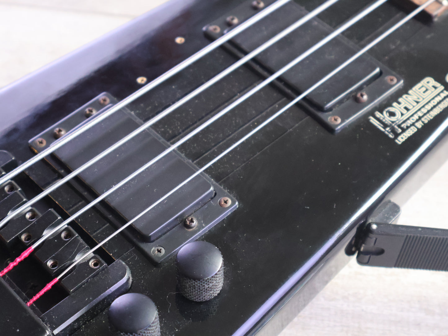 1980's Hohner B2 Headless Paddle Bass Guitar w/Steinberger System