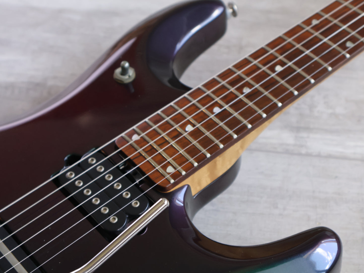 2008 Ernie Ball Music Man USA JP6 Petrucci Piezo (Mystic Dream)