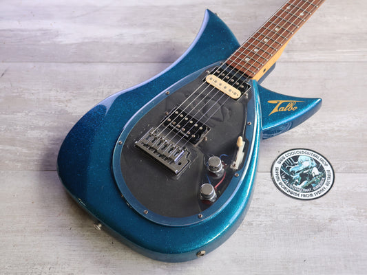 1980's Tokai Japan A-100S-BM Talbo Goldstar Sound Cast Aluminium Guitar (Blue Metallic)