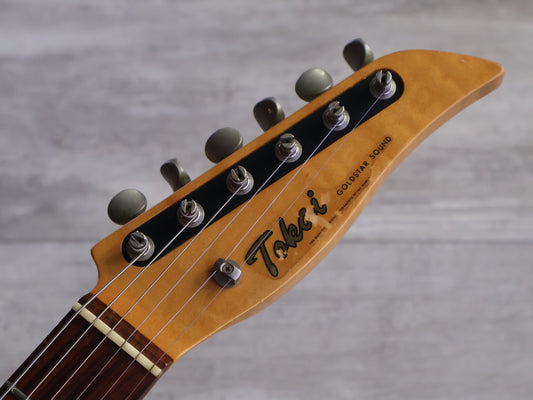 1980's Tokai Japan A-100S-BM Talbo Goldstar Sound Cast Aluminium Guitar (Blue Metallic)