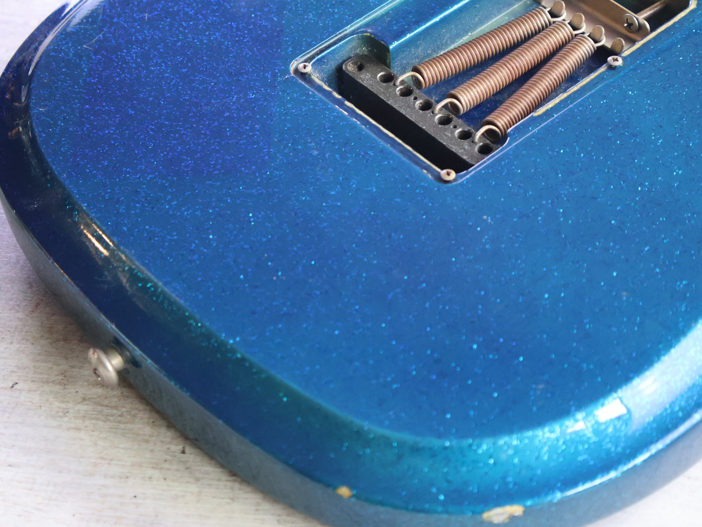 1980's Tokai Japan A-100S-BM Talbo Goldstar Sound Cast Aluminium Guitar (Blue Metallic)