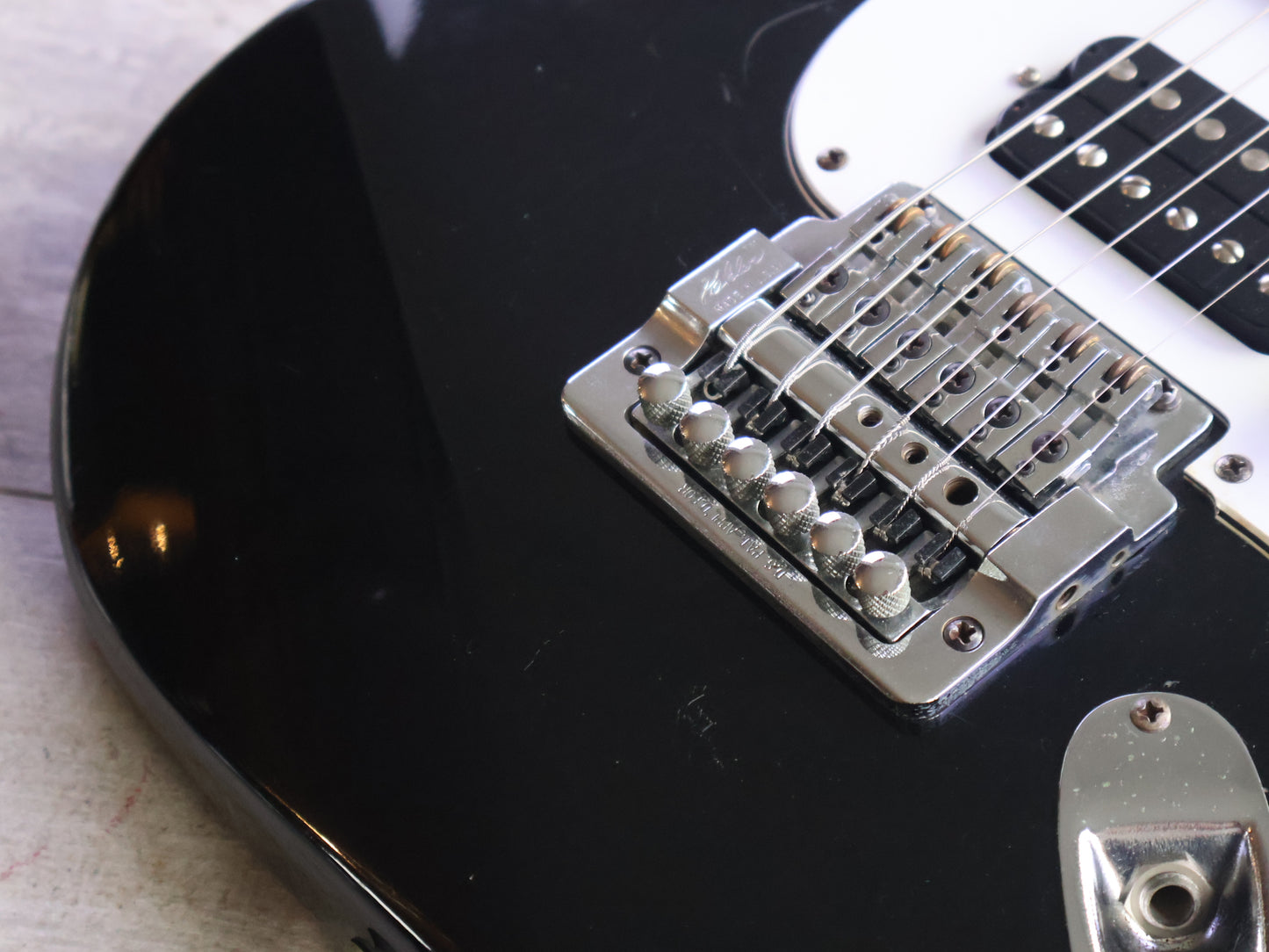 1980's Tokai? Stratocaster Style Guitar w/Kahler (Black)