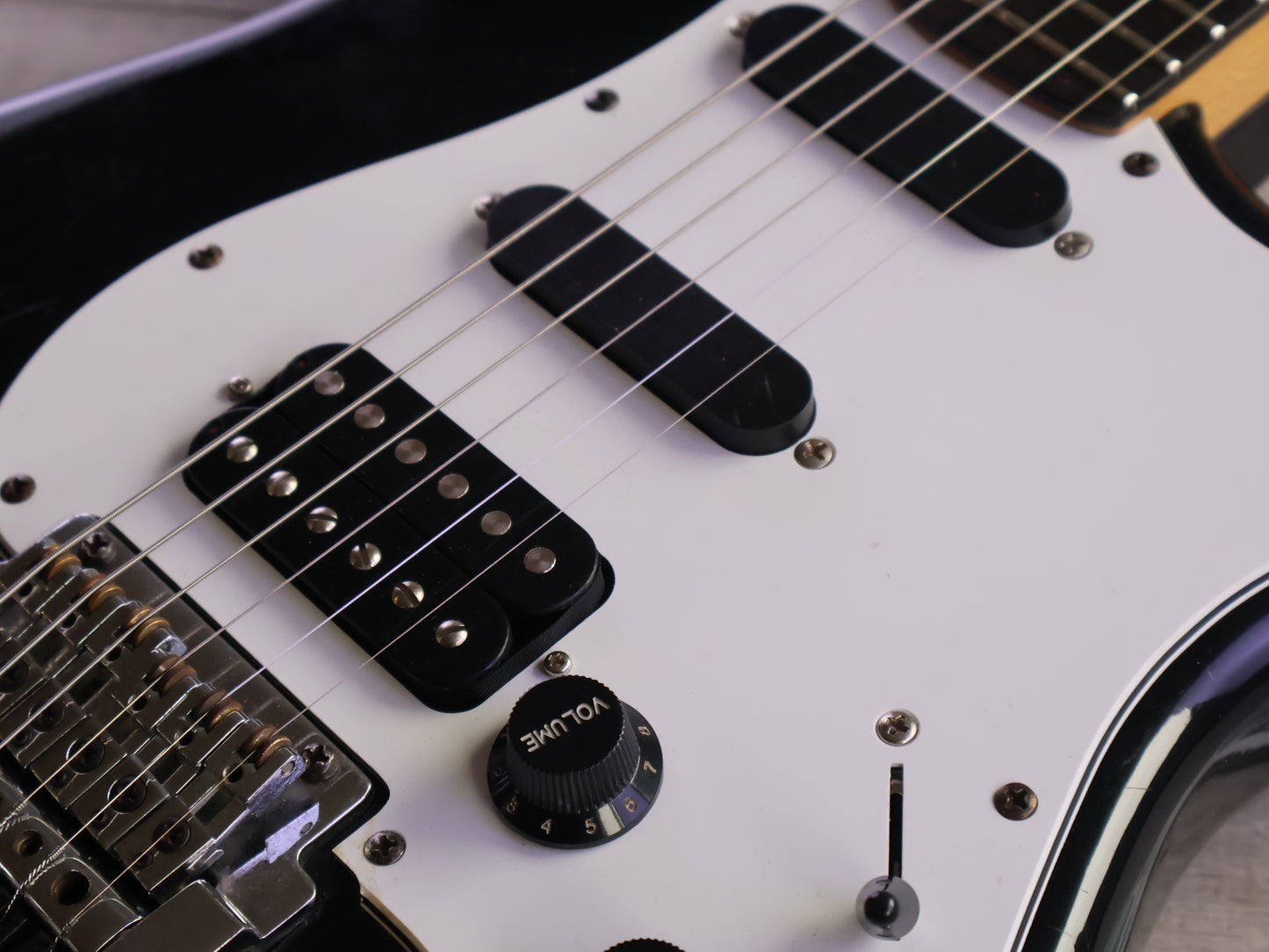 1980's Tokai? Stratocaster Style Guitar w/Kahler (Black)