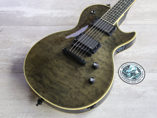 2011 Epiphone Prophecy Les Paul Custom EX (Midnight Ebony)