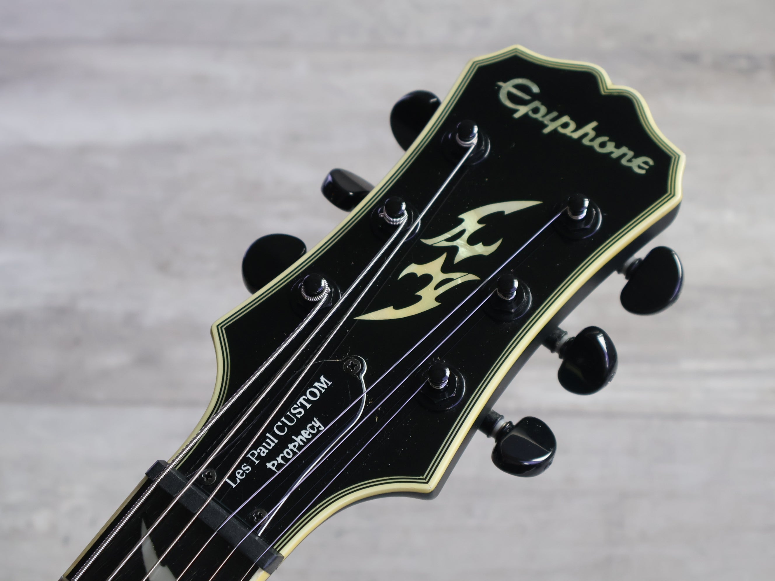 2011 Epiphone Prophecy Les Paul Custom EX (Midnight Ebony) – Cool