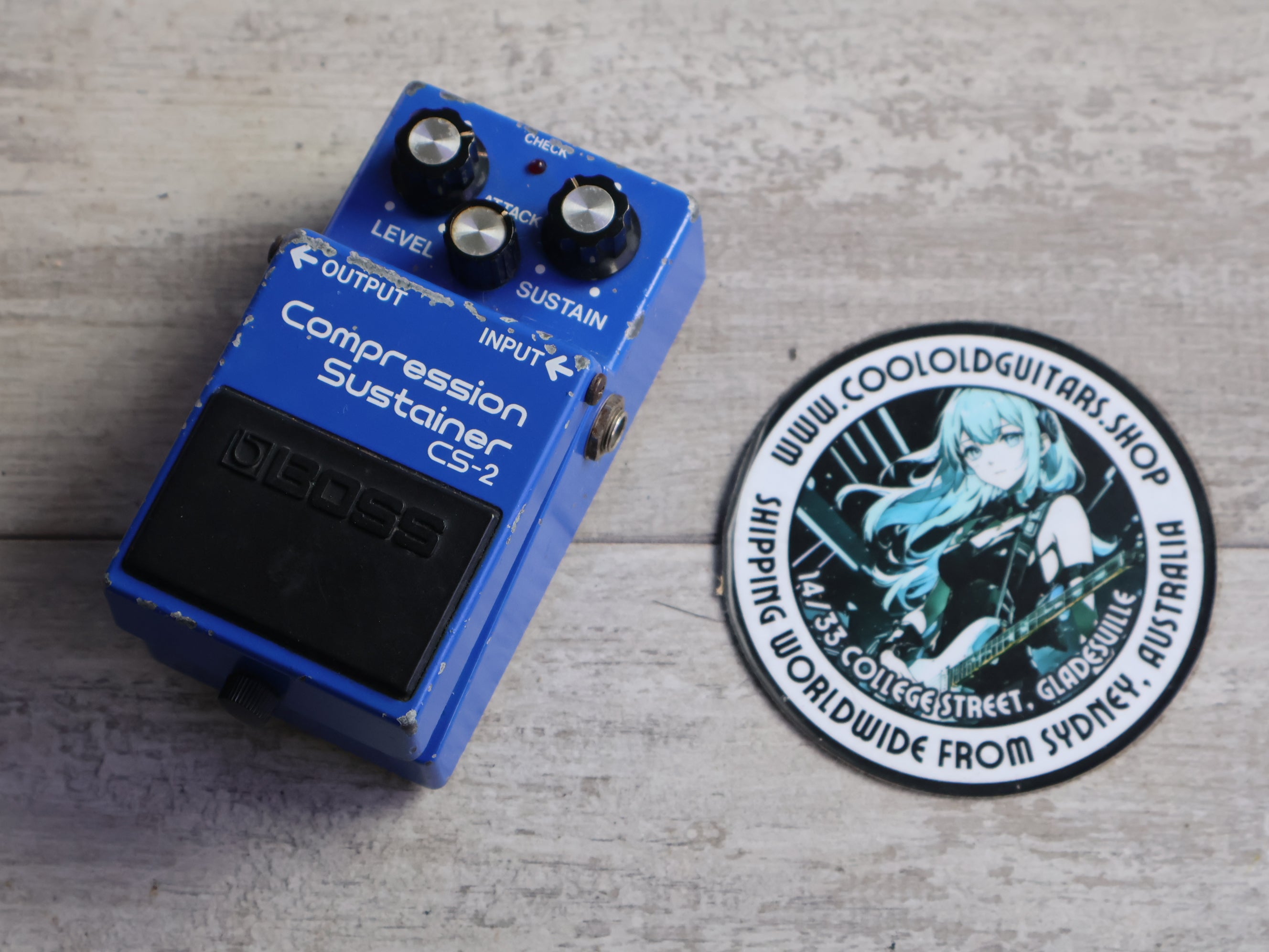 1984 Boss Japan CS-2 Vintage Compression Sustainer Pedal – Cool