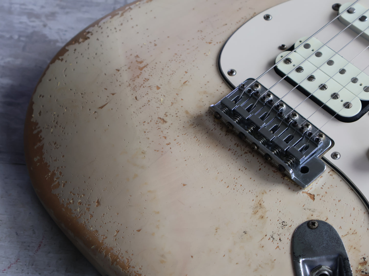 1990 Fender Japan ST72-860DSC Scalloped Yngwie Malmsteen Stratocaster (Relic White)