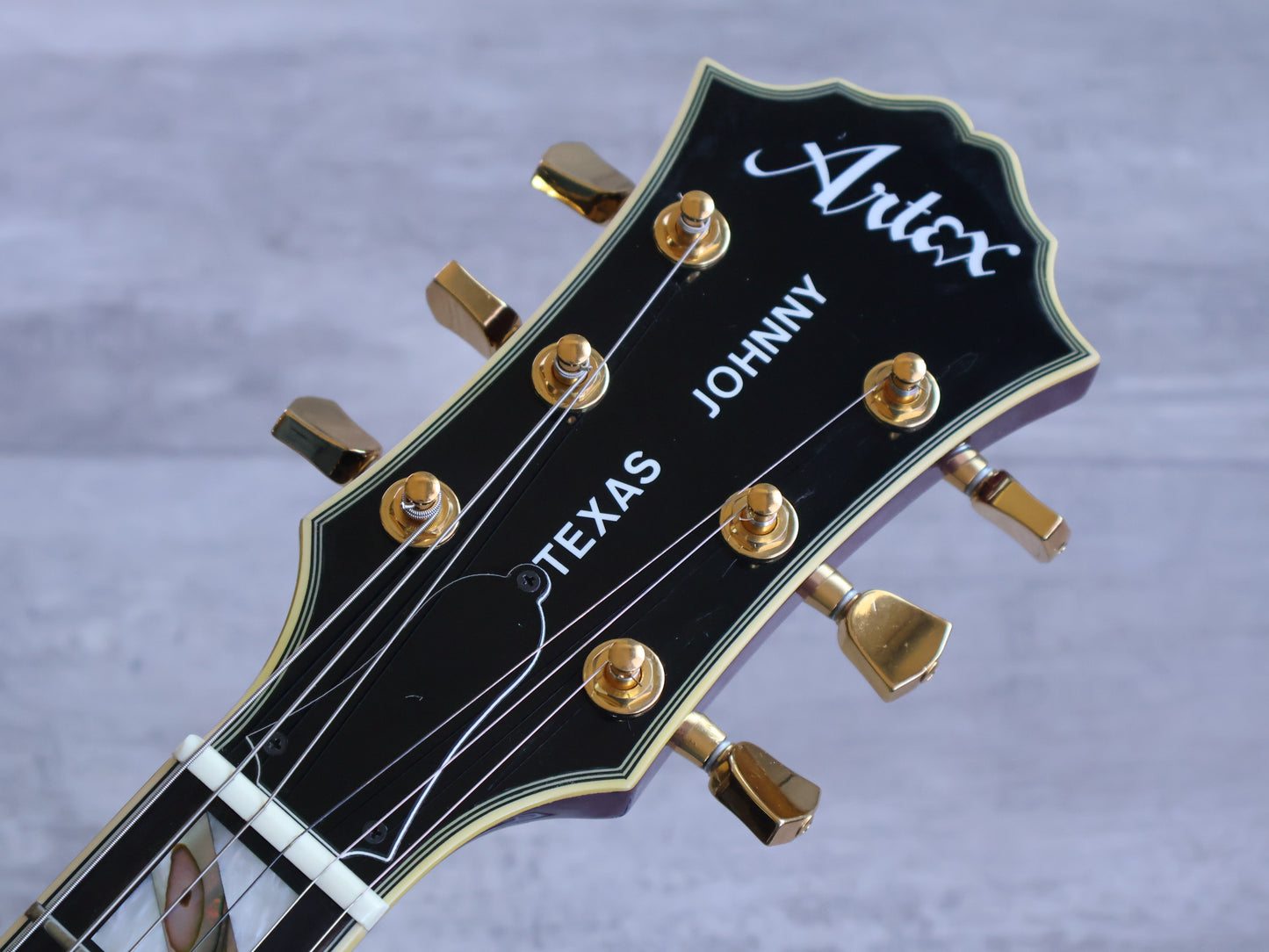 1990's Artex Japan "Texas Johnny" Hollowbody (Purple Burst)