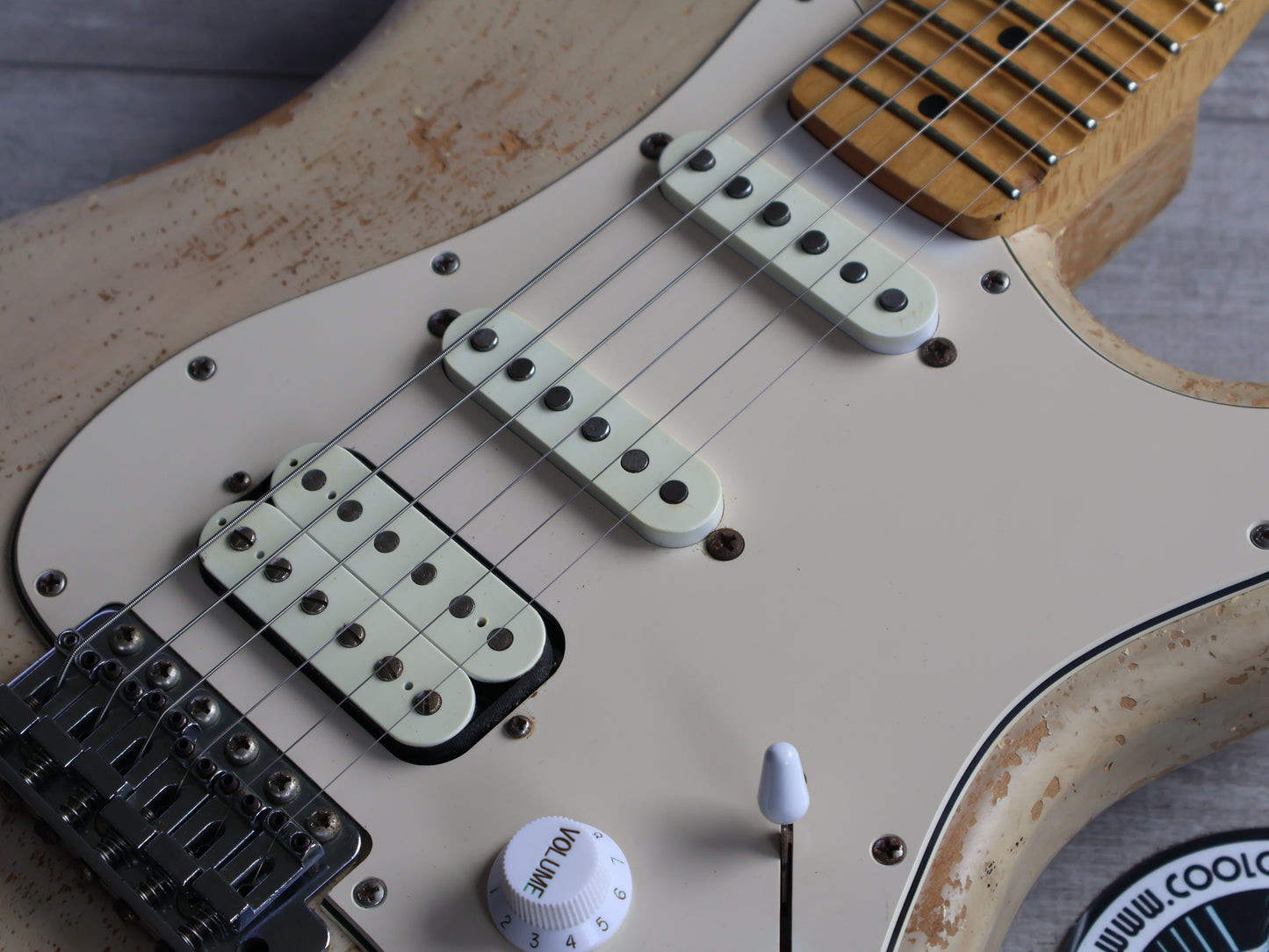 1990 Fender Japan ST72-860DSC Scalloped Yngwie Malmsteen Stratocaster (Relic White)