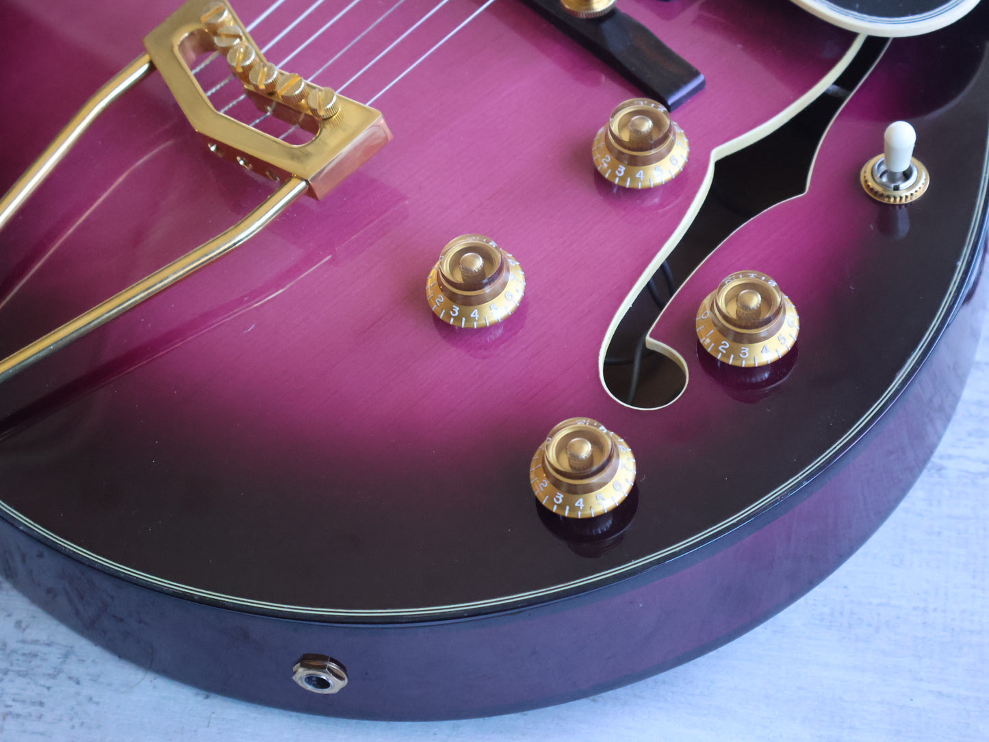 1990's Artex Japan "Texas Johnny" Hollowbody (Purple Burst)